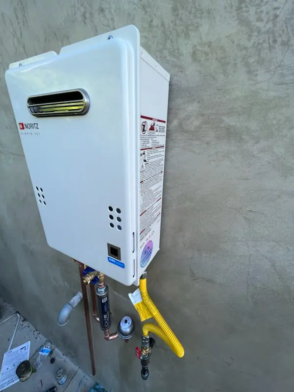 Tankless water heater installation for Highspire homes